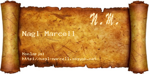 Nagl Marcell névjegykártya