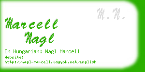 marcell nagl business card